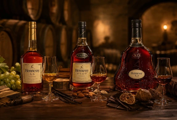 Các Dòng Hennessy Phổ Biến: VS, VSOP Và XO Khác Nhau Thế Nào?