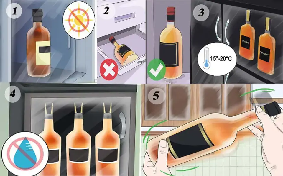 cách bảo quản rượu