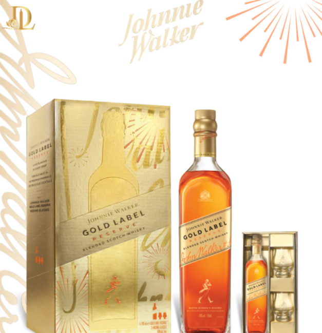 Johnnie Walker Gold Label Reserve – Hộp Quà Tết 2027