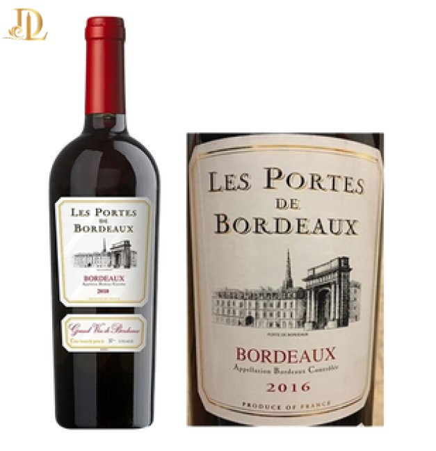 Vang Pháp Les Portes de Bordeaux