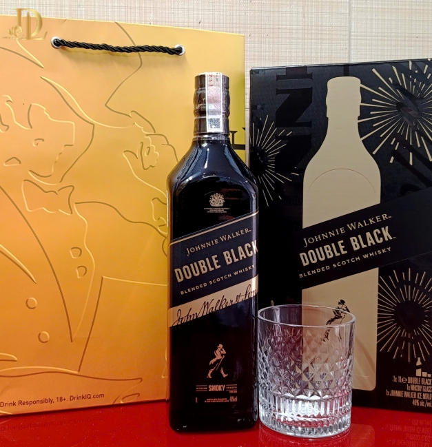 Johnnie Walker Double Black 1L – Hộp Quà Tết 2027