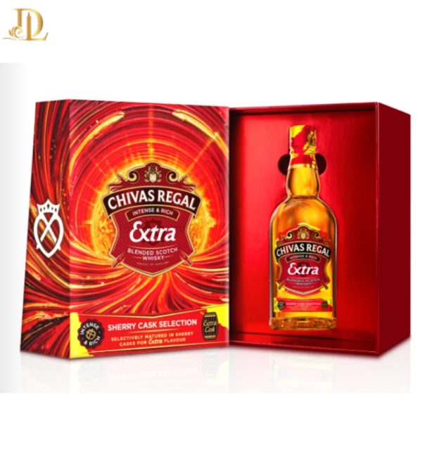 Chivas Regal Extra Sherry Cask Hộp Quà Tết 2027 – Sắc Đỏ Sang Trọng