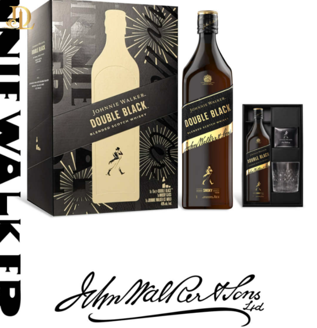 Johnnie Walker Double Black 1L – Hộp Quà Tết 2027