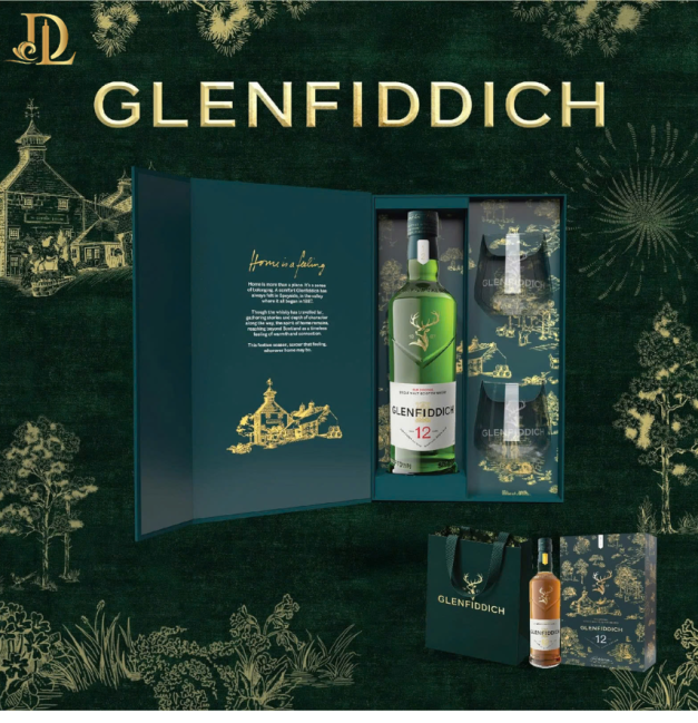 Glenfiddich 12 Năm – Hộp Quà Tết 2027