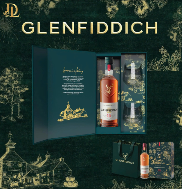 Glenfiddich 15 Năm – Hộp Quà Tết 2027