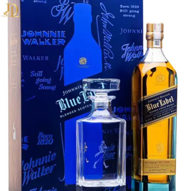 Rượu Johnnie Walker Blue Label hộp quà tết 2026