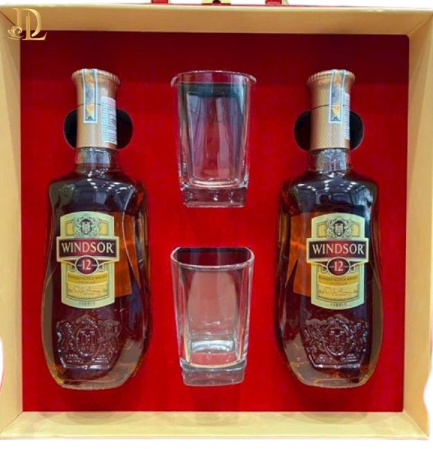 Hộp quà Windsor 12 Đôi + Ly