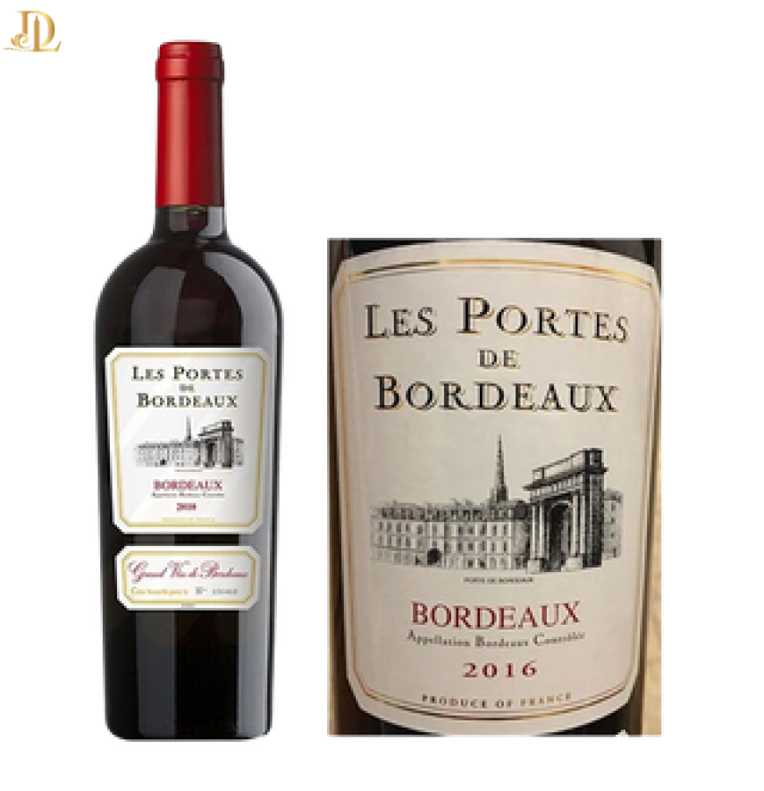 Vang Pháp Les Portes de Bordeaux