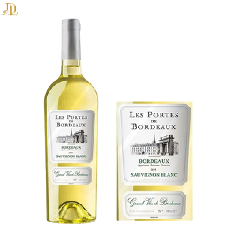  Vang Pháp Les Portes de Bordeaux Sauvignon Blanc