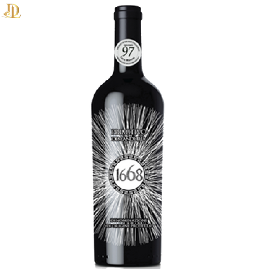 Vang Ý 1668 Primitivo Salento