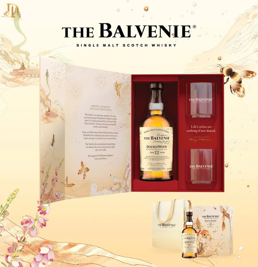 The Balvenie DoubleWood 12 Năm – Hộp Quà Tết 2027