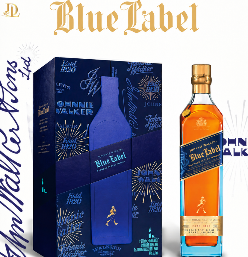 Johnnie Walker Blue Label Gift 2027 – Hộp Quà Whisky Cao Cấp