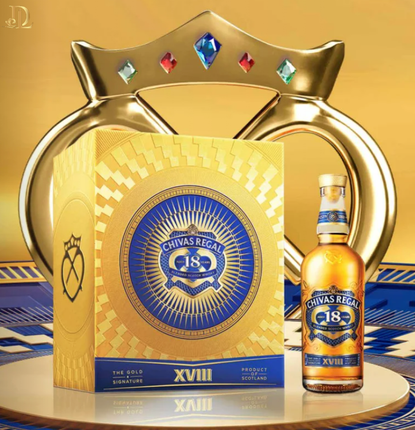 Chivas Regal 18 Gold Signature – Hộp Quà Tết 2027