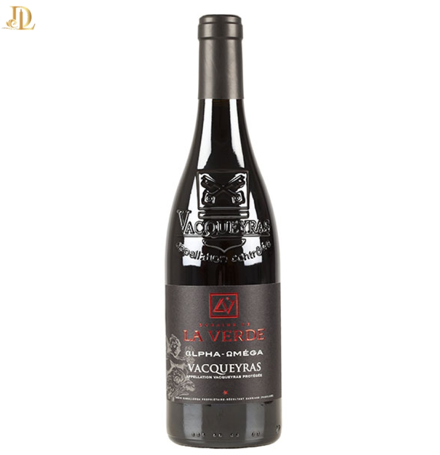 Vang Pháp AOC Vacqueyras rouge Alpha Oméga 