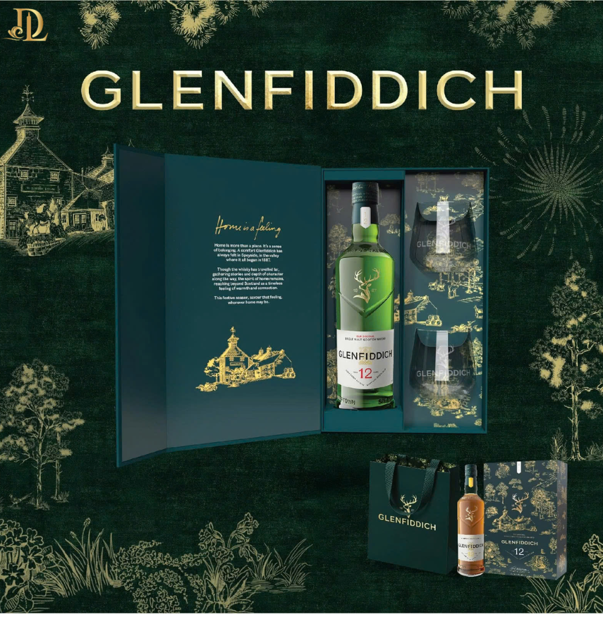 Glenfiddich 12 Năm – Hộp Quà Tết 2027