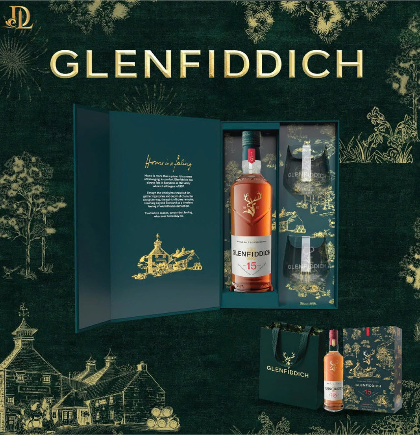Glenfiddich 15 Năm – Hộp Quà Tết 2027
