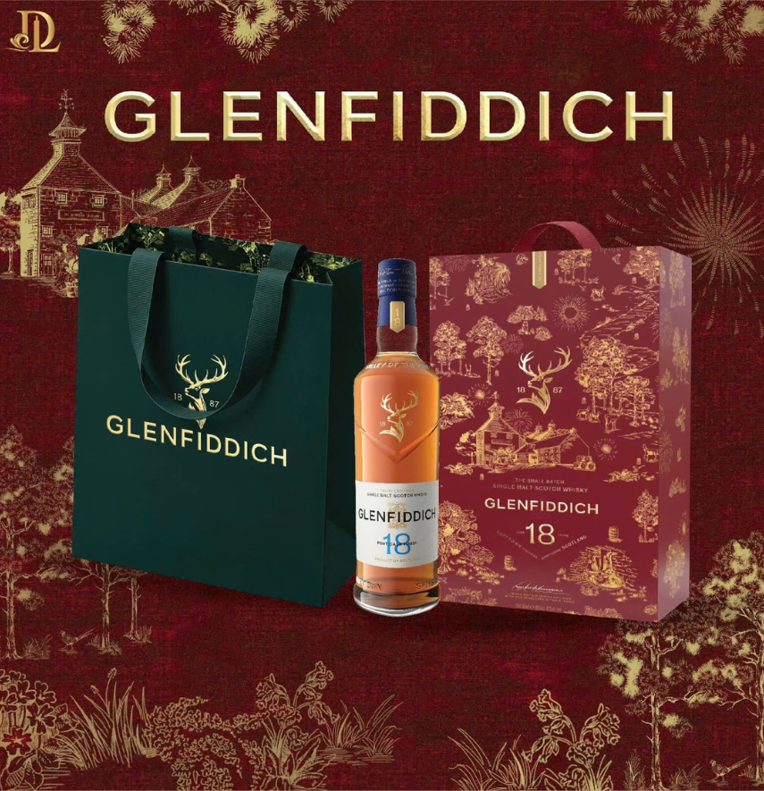Glenfiddich 18 Năm – Hộp Quà Tết 2027
