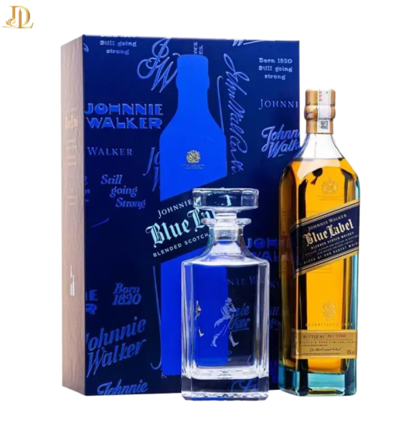 Rượu Johnnie Walker Blue Label hộp quà tết 2026