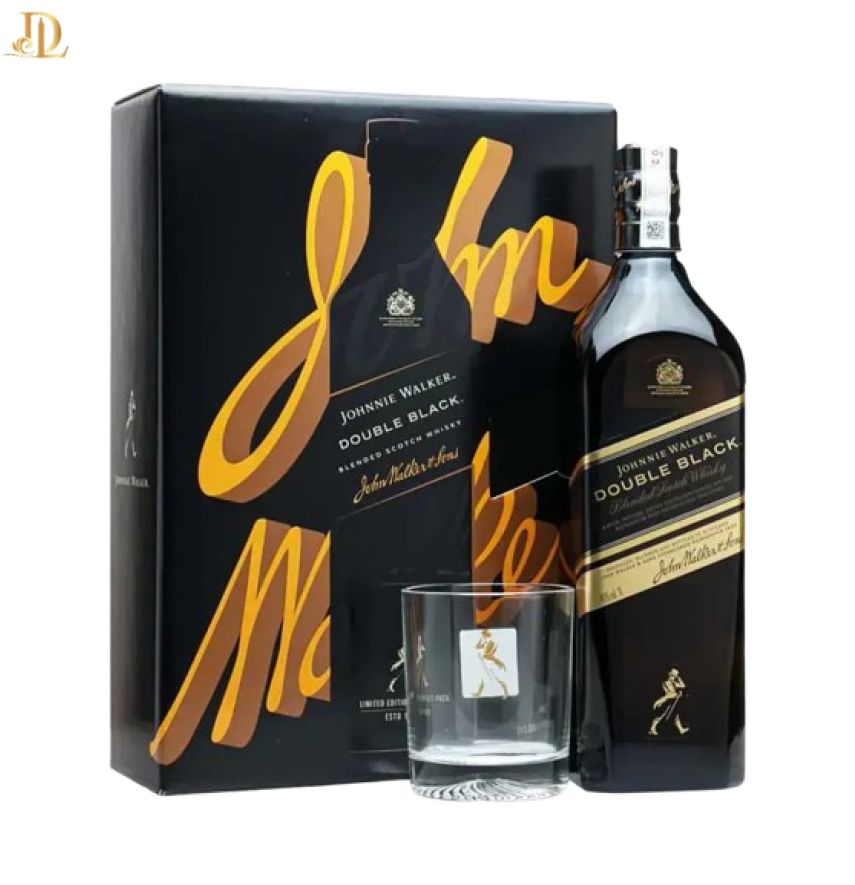 Johnnie Walker Double Black 1L - Hộp quà Tết 2024