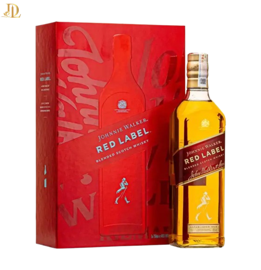 Johnnie Walker Red - Hộp quà Tết